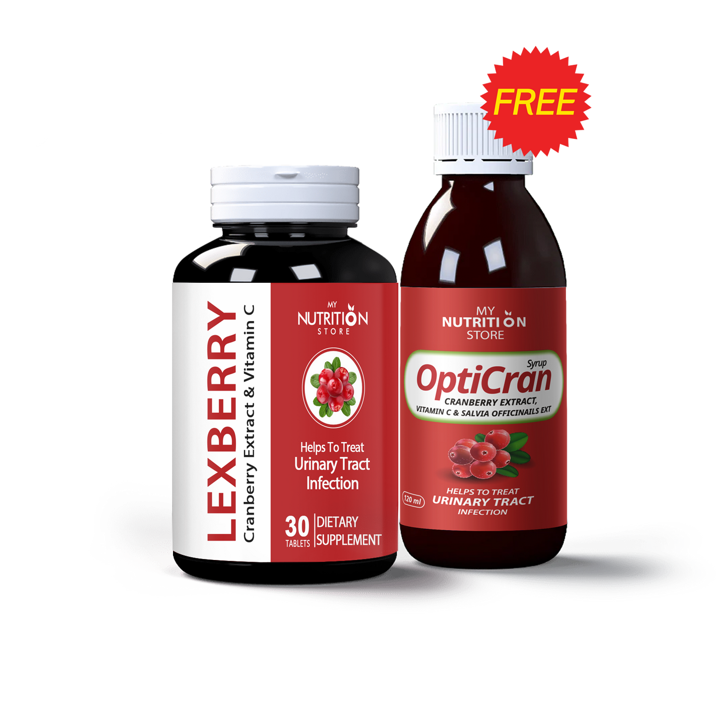 LEXBERRY + OPTICRAN UTI CARE COMBO